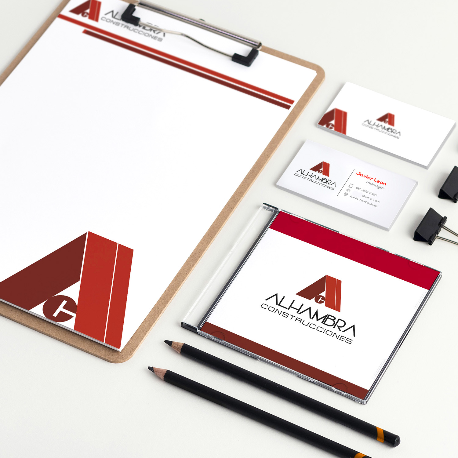 Design de Logo par Dicreativo pour ALHAMBRA CONSTRUCCIONES REFORMAS E INTERIORISMO, S.L. | Design #20337789
