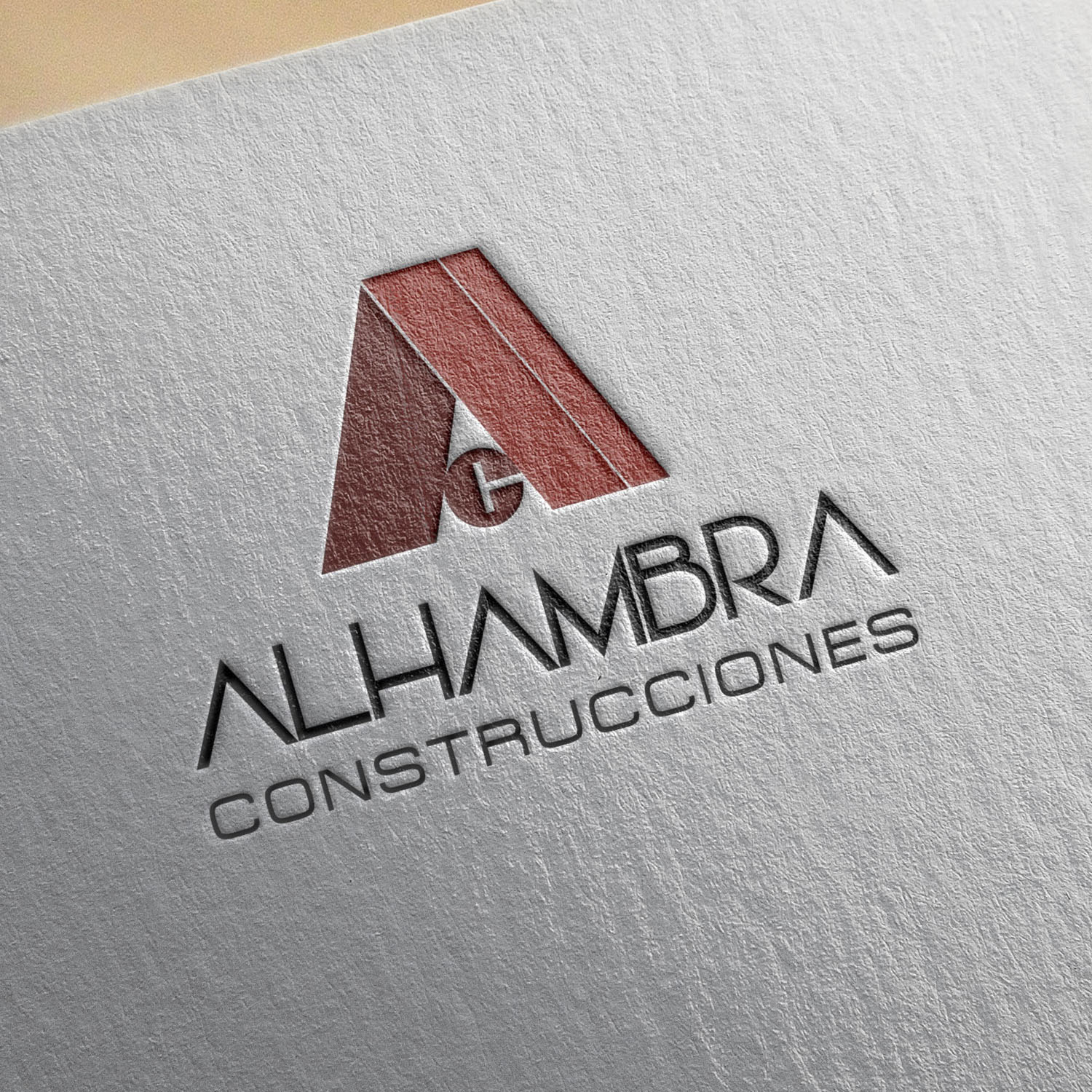 Logo Design by Dicreativo for ALHAMBRA CONSTRUCCIONES REFORMAS E INTERIORISMO, S.L. | Design #20337791