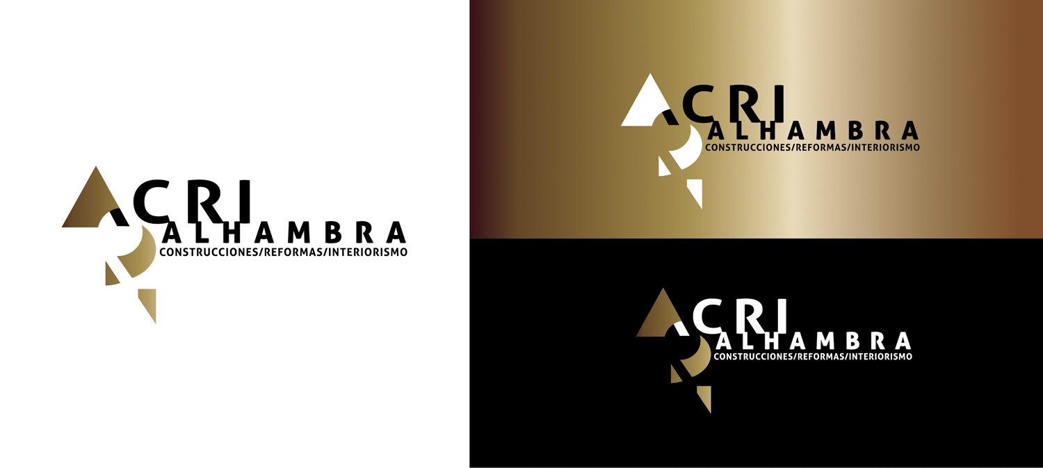 Logo-Design von lynoir für ALHAMBRA CONSTRUCCIONES REFORMAS E INTERIORISMO, S.L. | Design #20318052