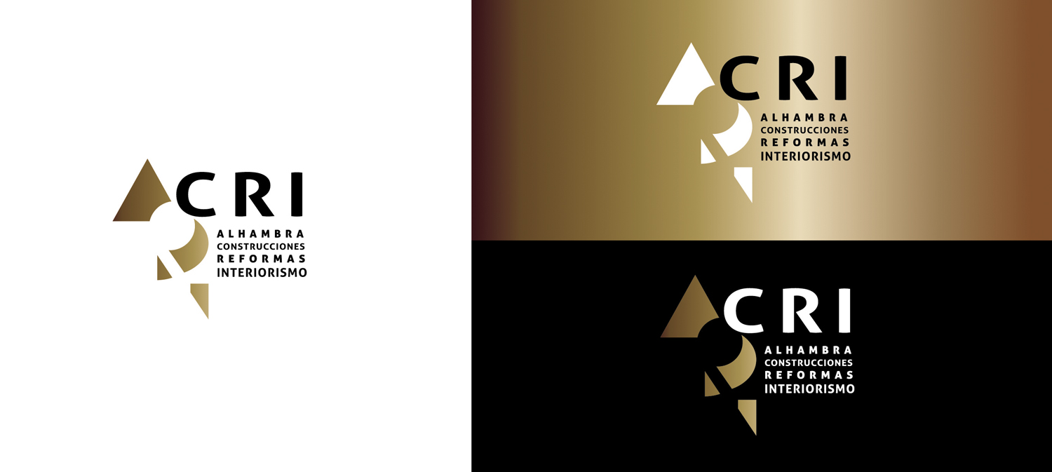 Logo Design by lynoir for ALHAMBRA CONSTRUCCIONES REFORMAS E INTERIORISMO, S.L. | Design #20318054