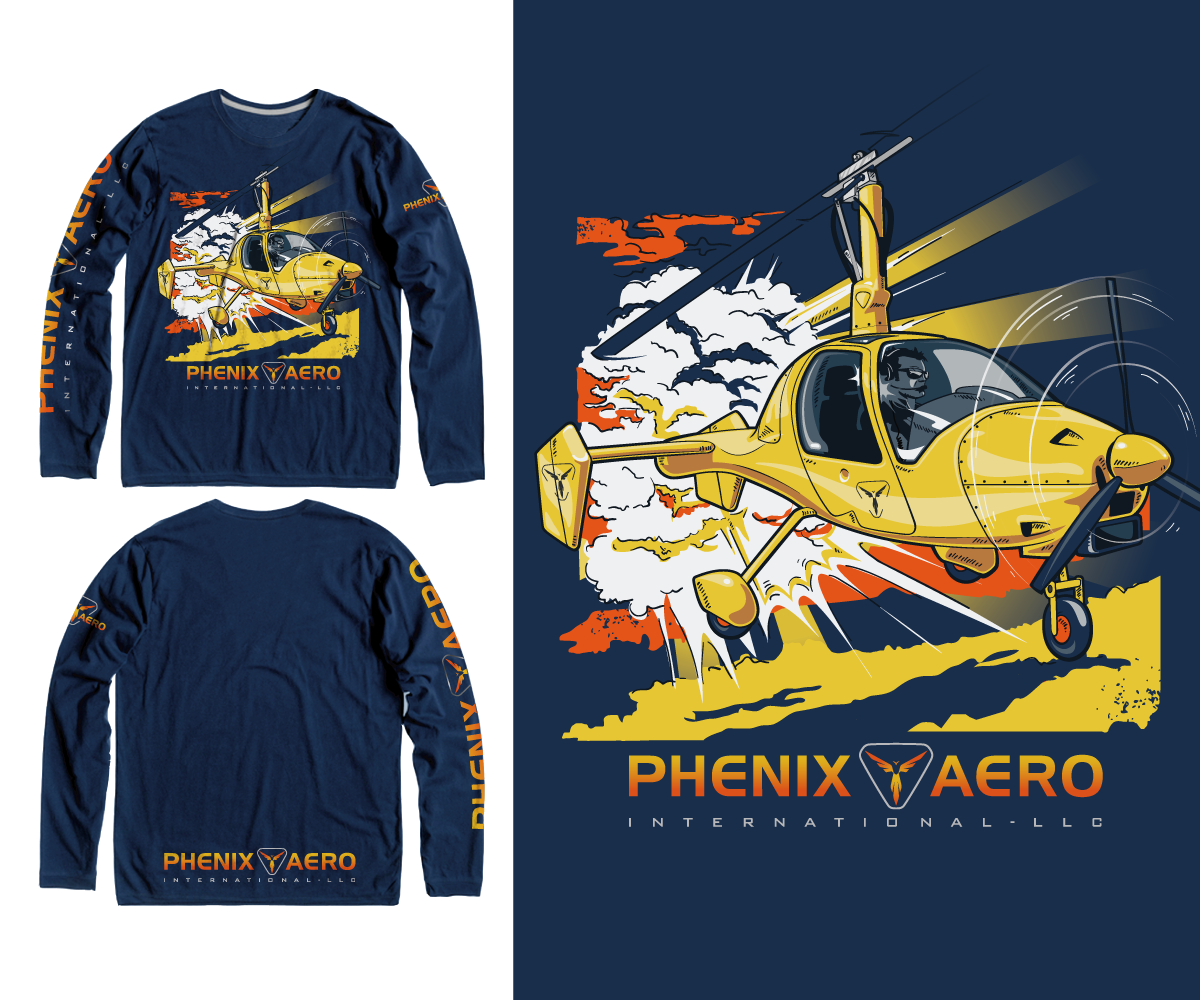 T-shirt Design by obidesignfactory for Rocky Mountain Gyroplanes, LLC | Design #2949501