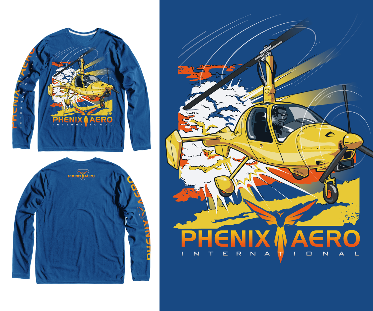 T-Shirt-Design von obidesignfactory für Rocky Mountain Gyroplanes, LLC | Design #2953298