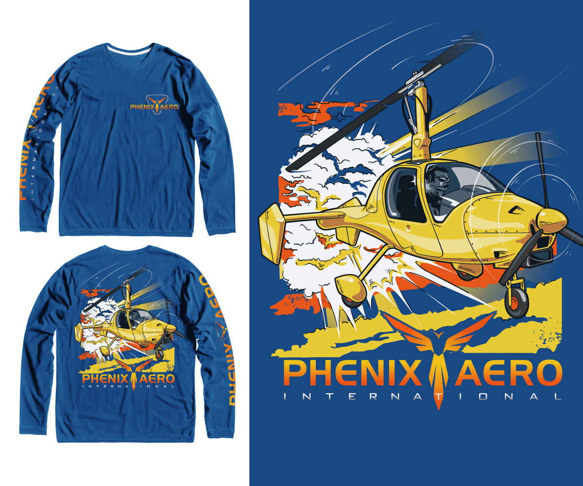 Design de T-shirt par obidesignfactory pour Rocky Mountain Gyroplanes, LLC | Design #2960765