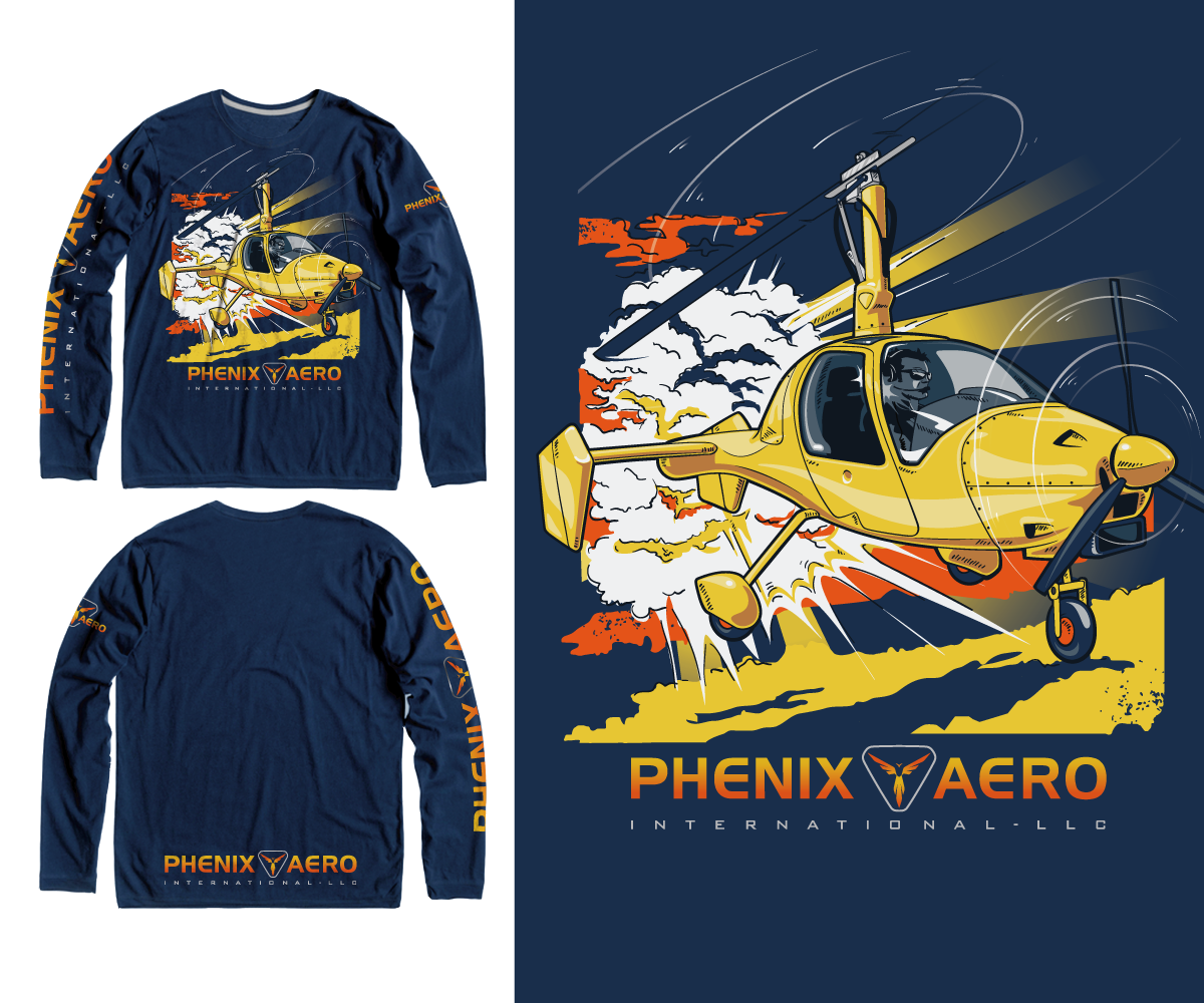 T-shirt Design by obidesignfactory for Rocky Mountain Gyroplanes, LLC | Design #2960769