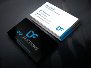 DLF Auctions Business Cards Design Needed | Business Card Design by JK18