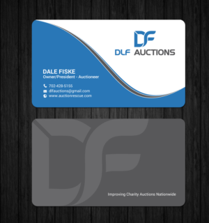 DLF Auctions Business Cards Design Needed | Business Card Design by chandrayaan.creative
