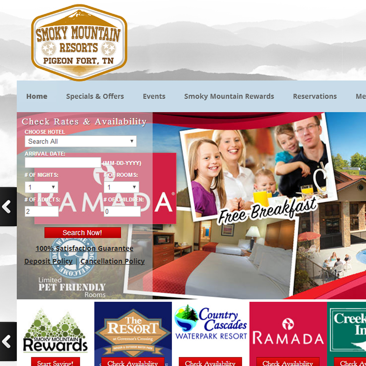 Logo Design by YOLOGO for Smoky Mountain Resorts | Design #20246155