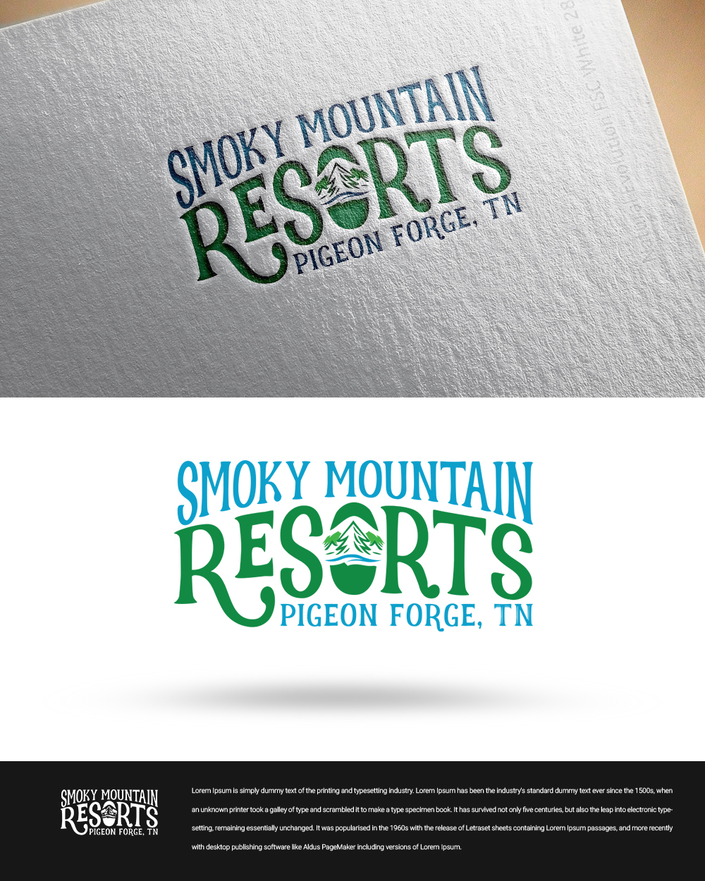 Logo Design by zingodesigns258 for Smoky Mountain Resorts | Design #20261754
