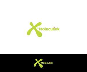 Moleculink is the name of the business, logo to be used for both digital and paper advertising. | Logo Design by larismanis
