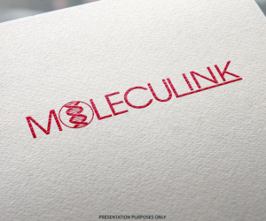Moleculink is the name of the business, logo to be used for both digital and paper advertising. | Logo Design by JanuXart