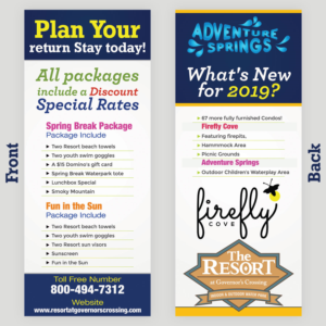 Flyer Design by Versatile.Designer for Smoky Mountain Resorts | Design: #20304236