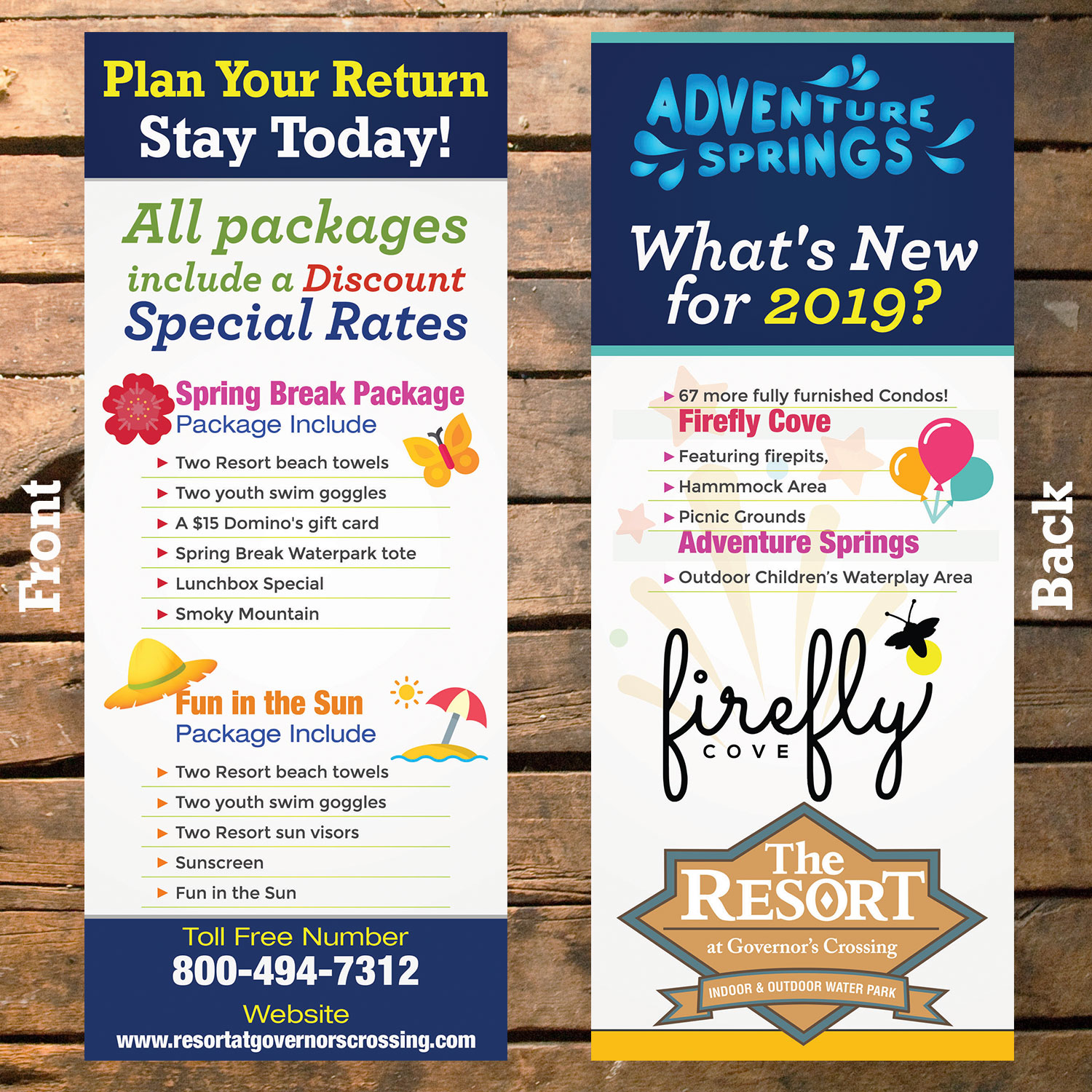 Diseño de Flyer por Versatile.Designer para Smoky Mountain Resorts | Diseño #20310137