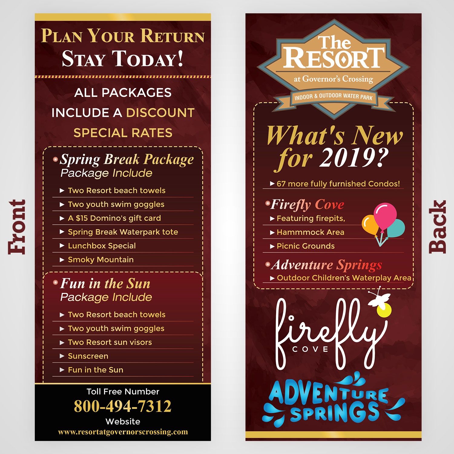 Diseño de Flyer por Versatile.Designer para Smoky Mountain Resorts | Diseño #20319147