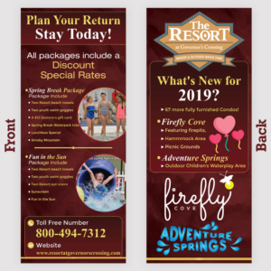 Flyer Design by Versatile.Designer for Smoky Mountain Resorts | Design: #20328791