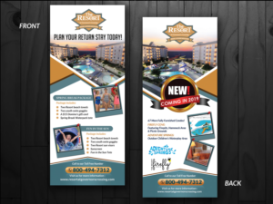 2 sided Rack Card for Hotel Packages | Diseño de Flyer por innovative earth