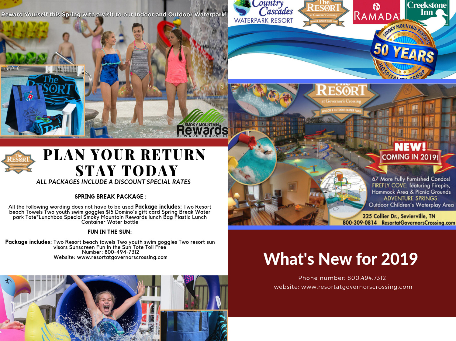 Flyer Design by Mona364 for Smoky Mountain Resorts | Design #20258631
