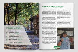 Magazine Design by cherry for Camp Wyldewood | Design: #20285678