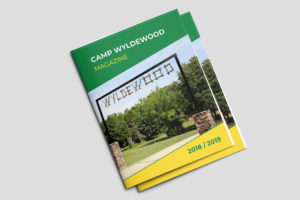Camp Wyldewood 2018 Newsletter | Design de Revue par cherry