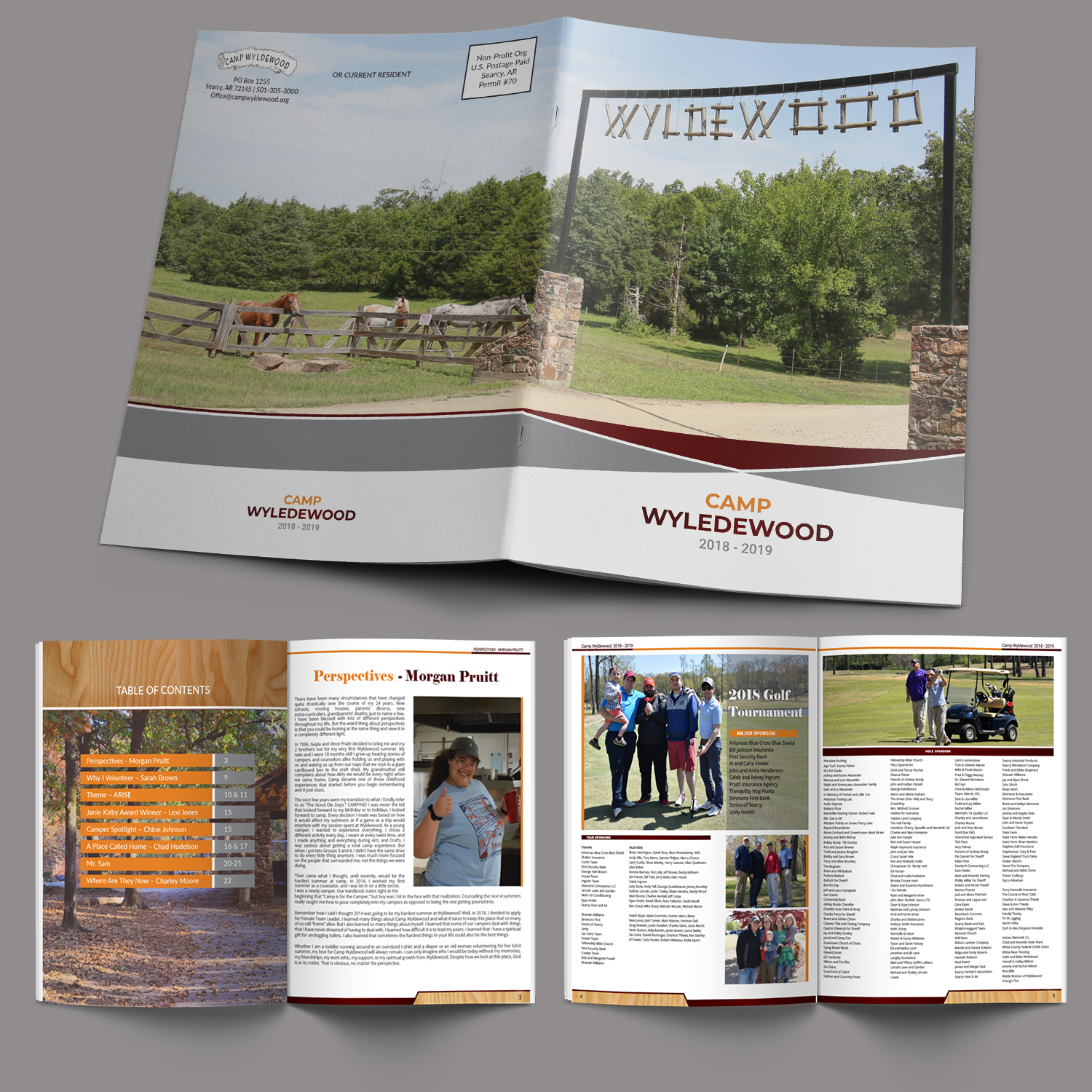 Magazine Design by paulkanjosh for Camp Wyldewood | Design #20264090