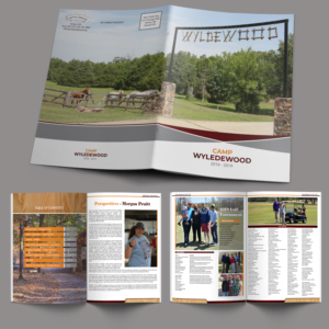 Magazine Design by paulkanjosh for Camp Wyldewood | Design: #20264090
