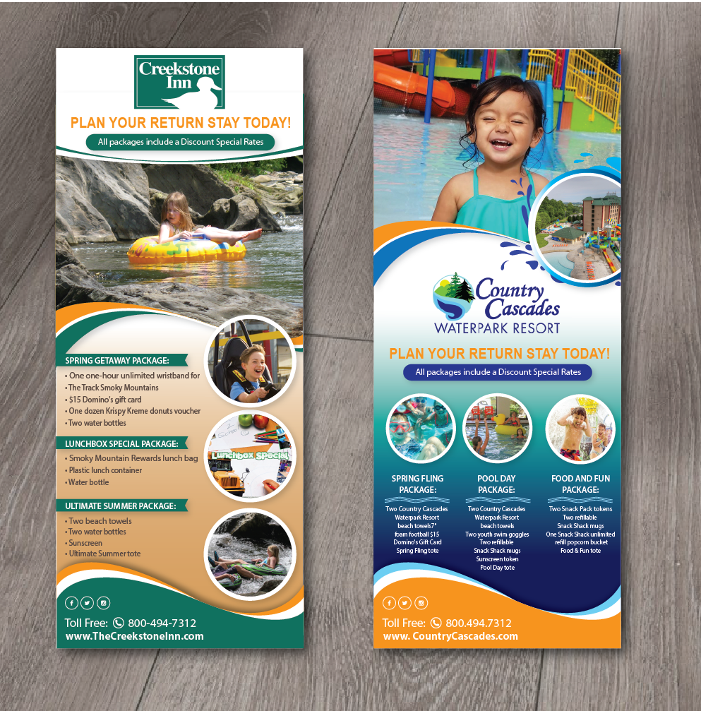 Flyer Design by alex989 for Smoky Mountain Resorts | Design #20290443