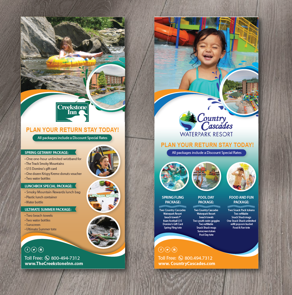 Flyer Design by alex989 for Smoky Mountain Resorts | Design #20290931