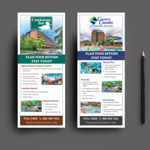Flyer-Design von debdesign für Smoky Mountain Resorts | Design: #20260971