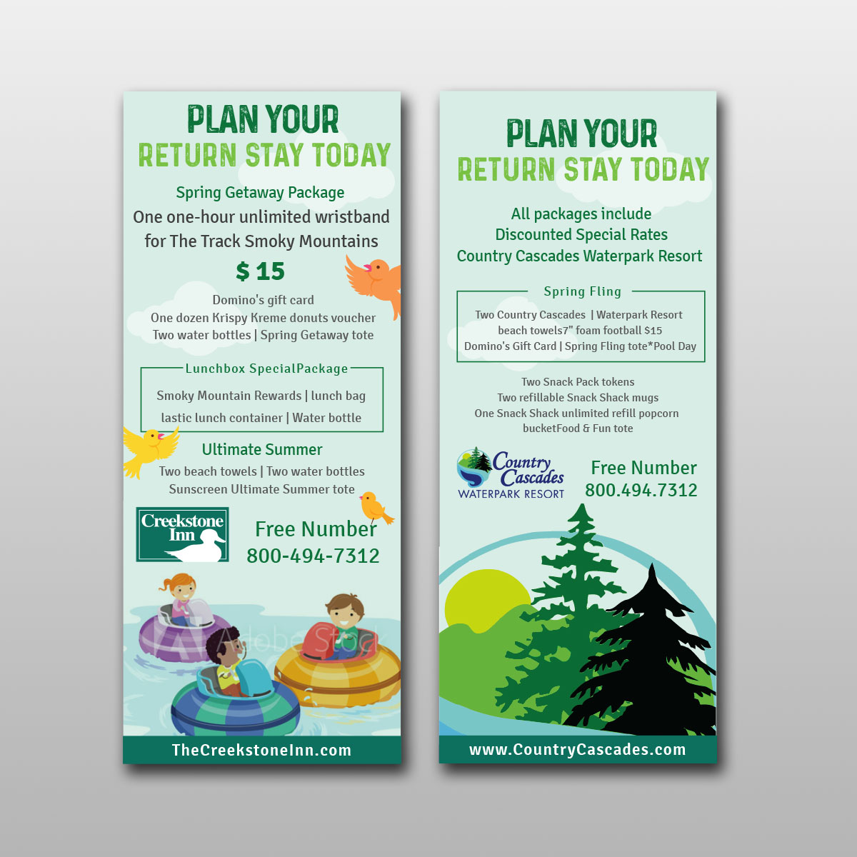 Flyer Design by Creative Jiniya for Smoky Mountain Resorts | Design #20300118