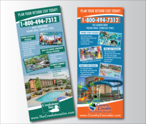 Flyer-Design von TracyInspires für Smoky Mountain Resorts | Design: #20422881