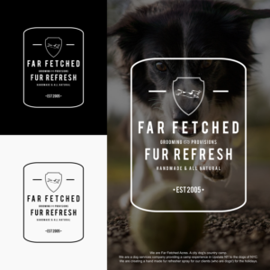 Far Fetched Acres Dog Camp (Dog Camp is is for logo not necessary for label) | Diseño de Etiqueta por zatsukiki