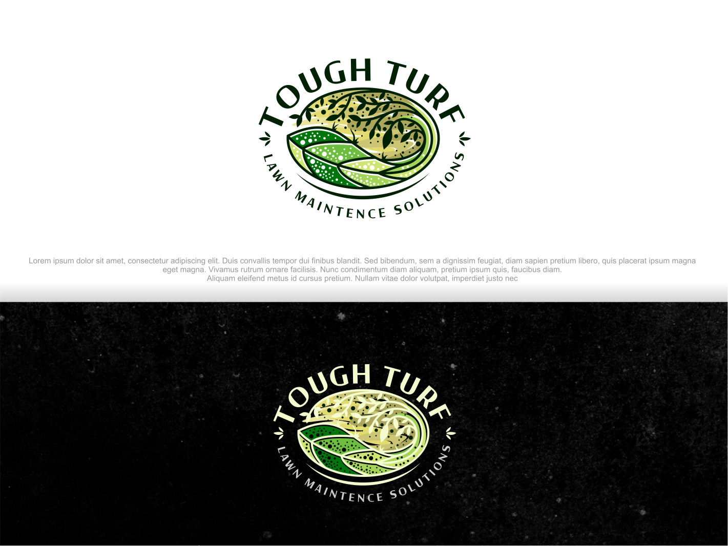 Logo Design by artswolf for Tough Turf Lawn Maintenance Solutions  | Design #20301790