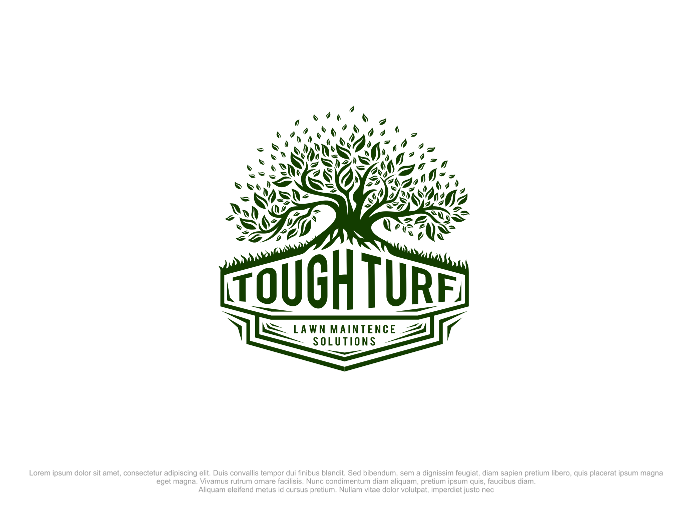 Logo Design by artswolf for Tough Turf Lawn Maintenance Solutions  | Design #20301794
