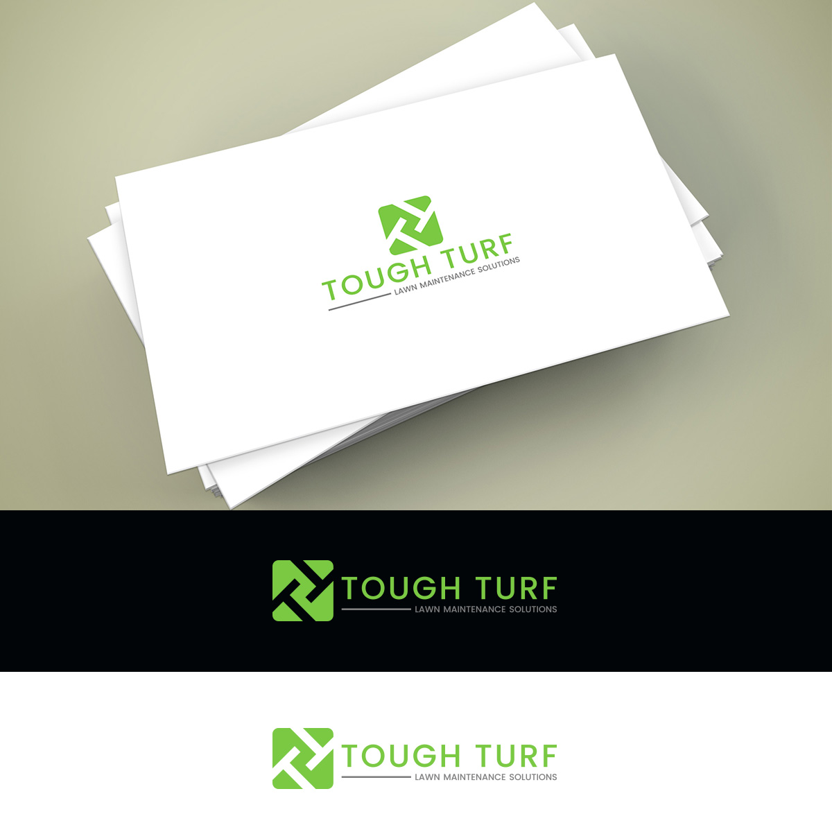 Logo Design by ClearDesign for Tough Turf Lawn Maintenance Solutions  | Design #20289631