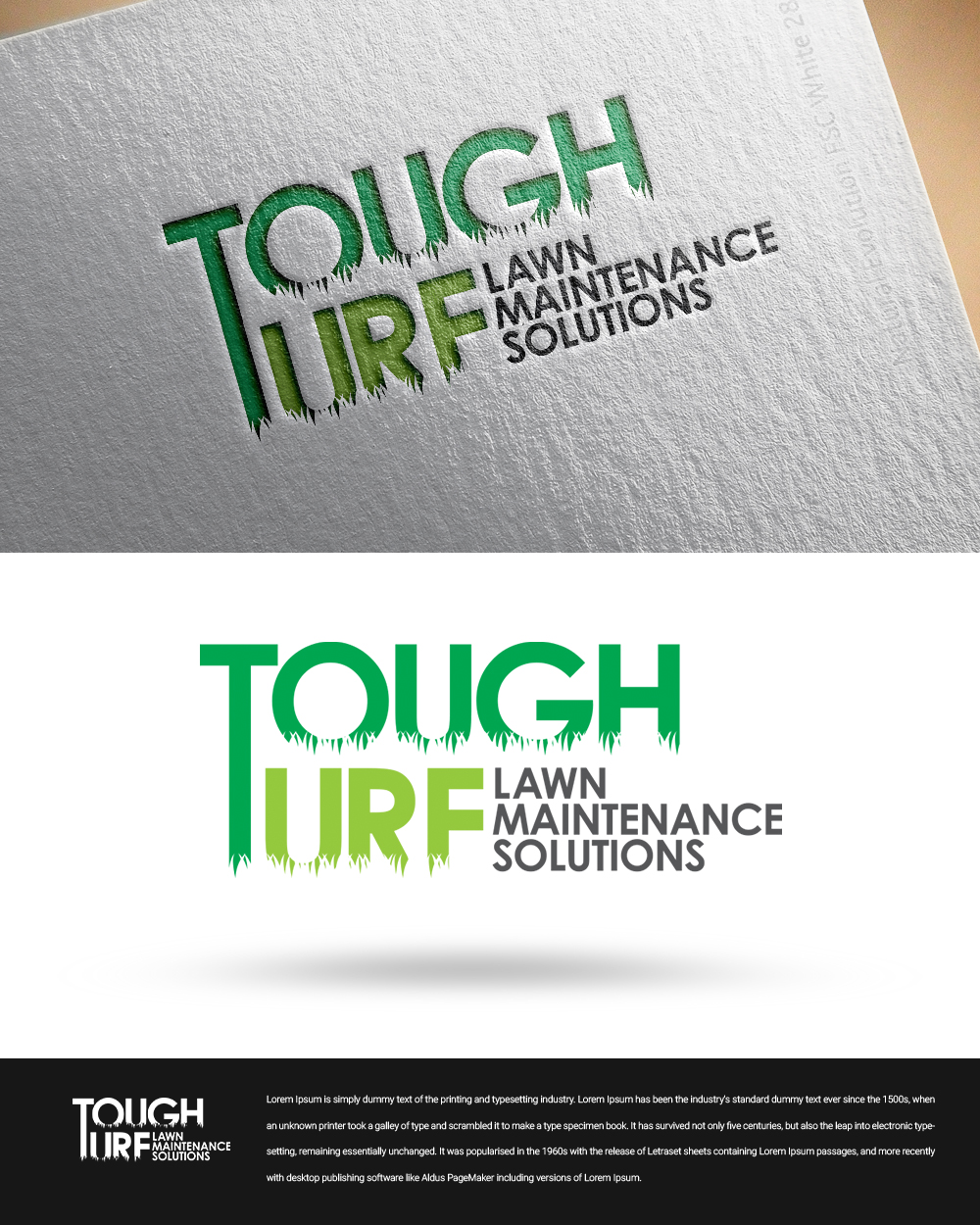 Design de Logo par zingodesigns258 pour Tough Turf Lawn Maintenance Solutions  | Design #20263642