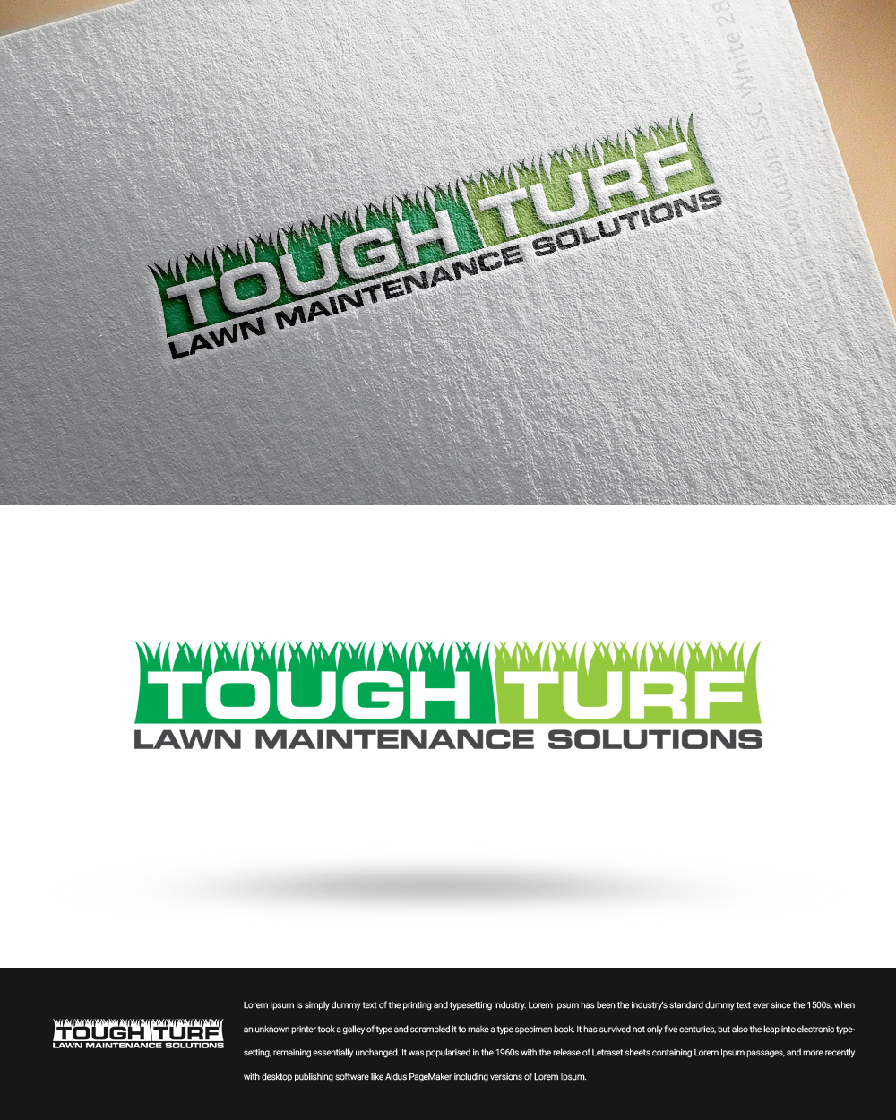 Design de Logo par zingodesigns258 pour Tough Turf Lawn Maintenance Solutions  | Design #20263643