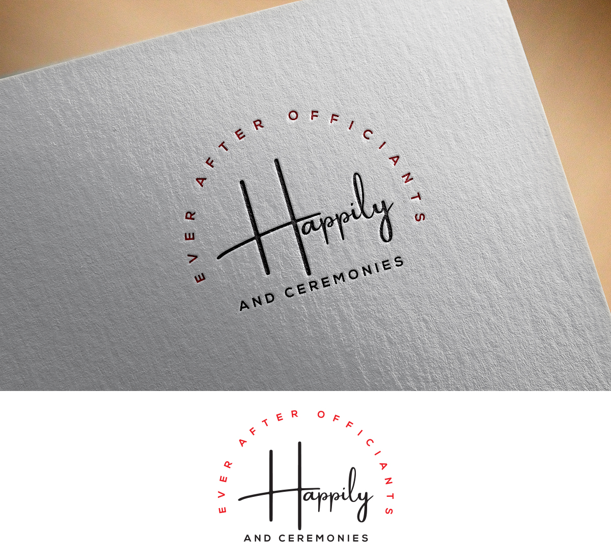 Diseño de Logo por creative king 2 para Happily Ever After Officiants and Ceremonies | Diseño #20246302