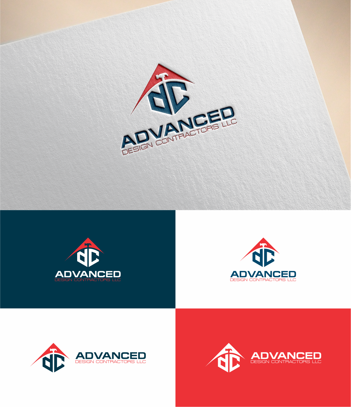 Logo Design by MKR for Advanced Design Contractors | Design #20271691