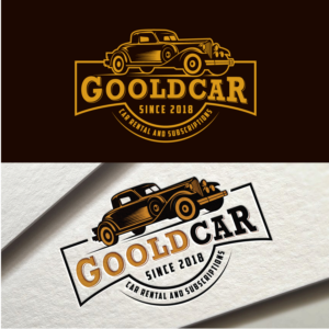 Gooldcar : car rental and subscriptions  | Diseño de Logo por FourtuneDesign