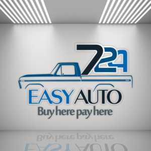 Logo Design by Motionblur Grafix for 724 Easy Auto | Design: #20322217