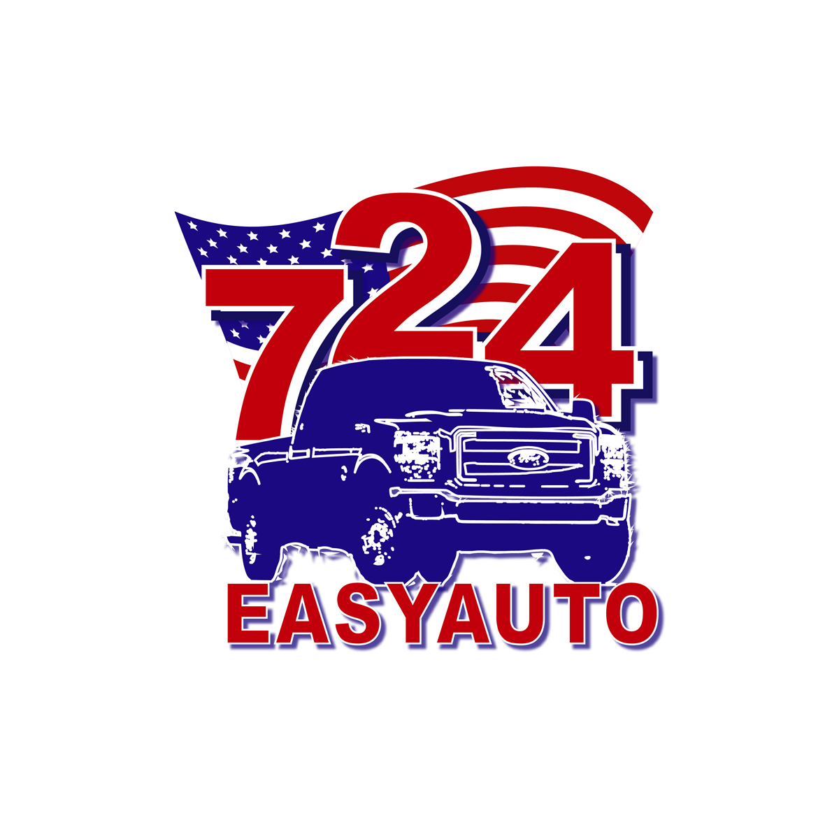 Logo Design by YOLOGO for 724 Easy Auto | Design #20288340