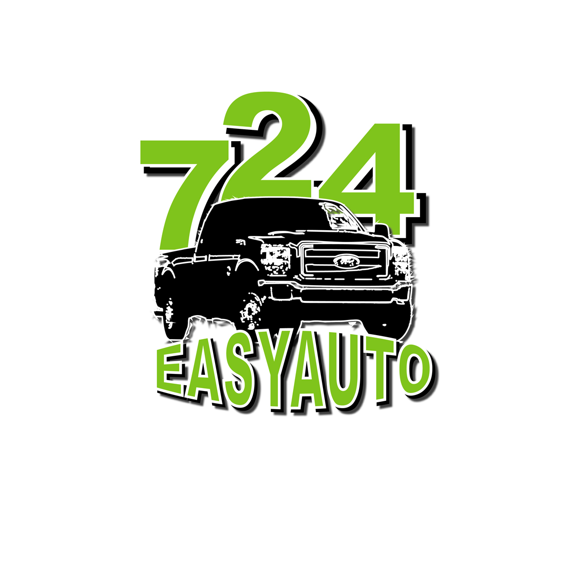 Logo Design by YOLOGO for 724 Easy Auto | Design #20288343