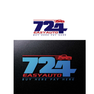 724 Easy Auto - Buy here pay here  | Logo Design by Finley Johnson