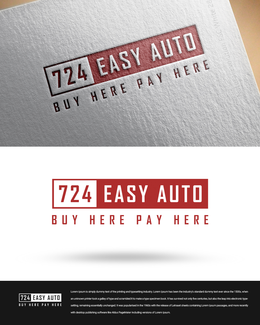 Logo Design by zingodesigns258 for 724 Easy Auto | Design #20293910