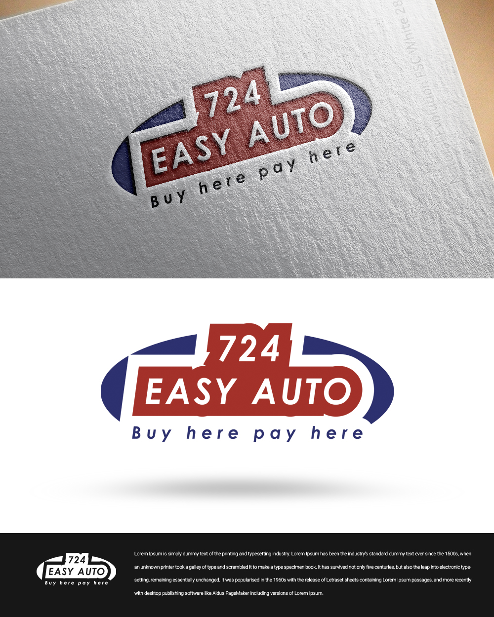 Logo Design by zingodesigns258 for 724 Easy Auto | Design #20293911