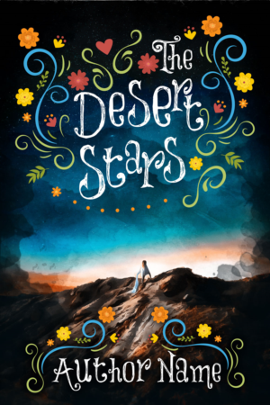 Contemporary Young Adult Book Cover - The Desert Stars | Book Cover Design by Estratosphera