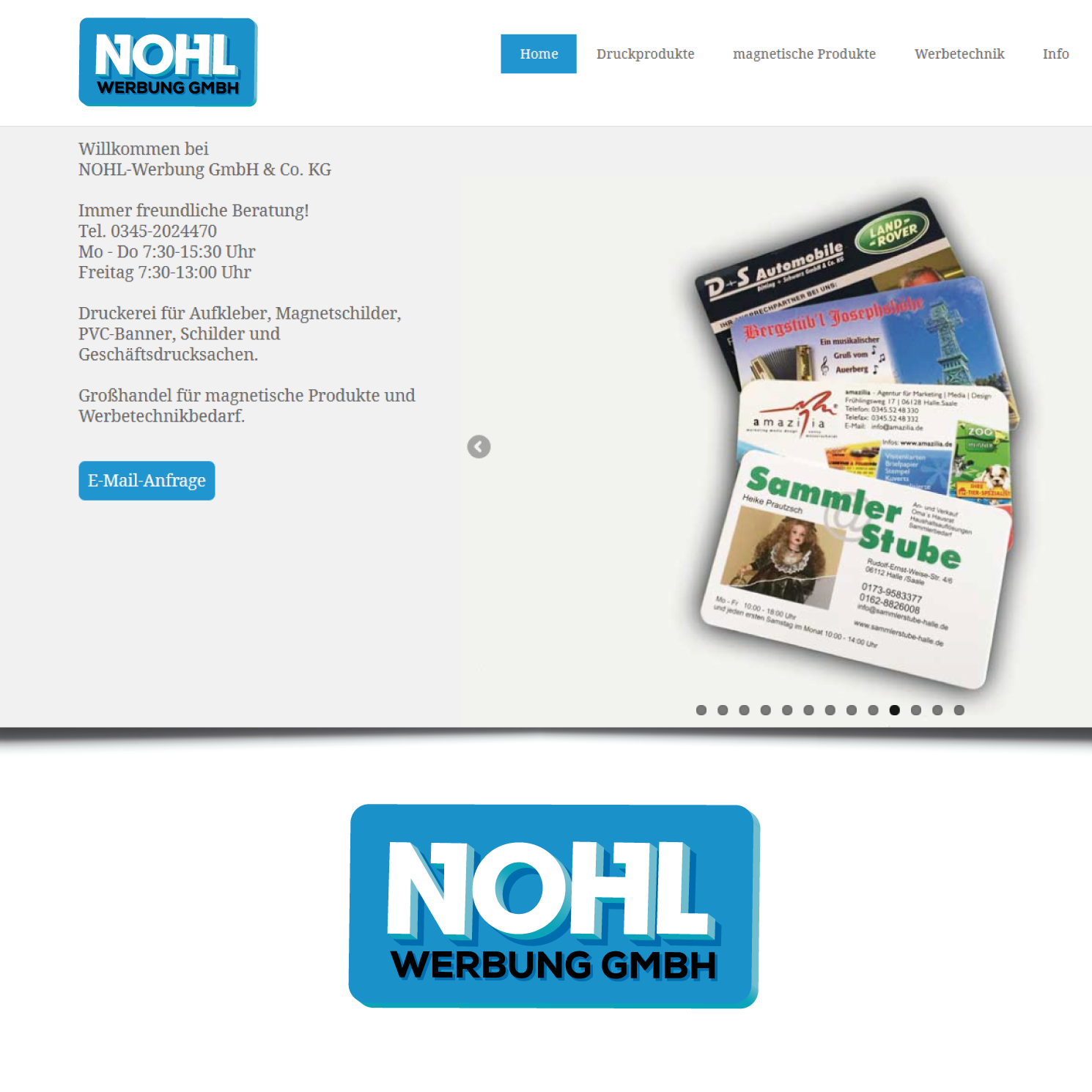 Diseño de Logo por WooW Designs para NOHL-Werbung GmbH & Co. KG | Diseño #20263742