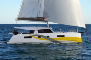 Design for Hulls of White Catamaran for use in the Caribbean then in California | Graphic Design by desainerd