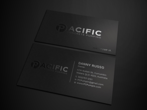 Business Card Design by Tripti Ranjan Gain for Pacific concrete pumping | Design: #20387456
