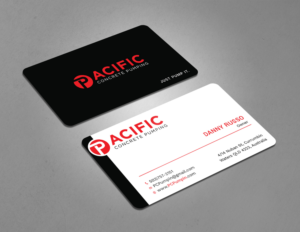 Diseño de Tarjeta de Presentación por Tripti Ranjan Gain para Pacific concrete pumping | Diseño: #20387468