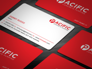 Diseño de Tarjeta de Presentación por Tripti Ranjan Gain para Pacific concrete pumping | Diseño: #20387471